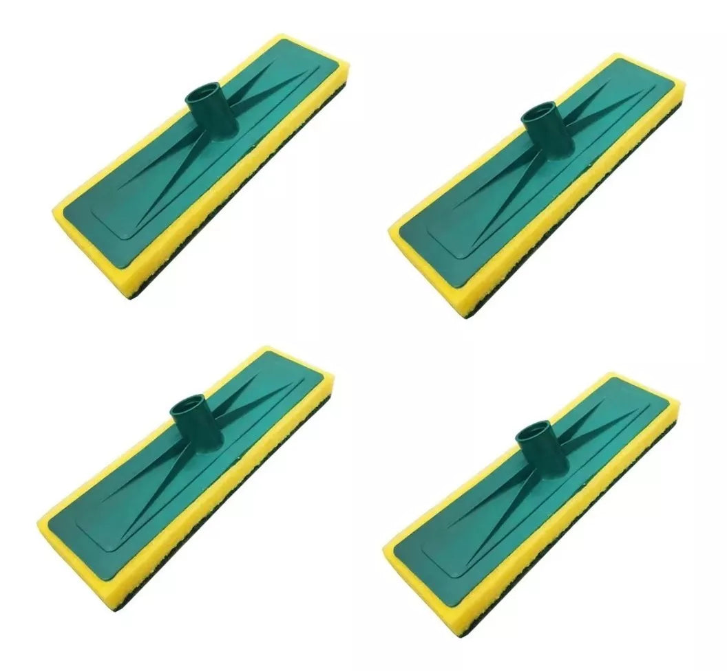 Kit 02 Buchas Limpeza Lava Piso Esfregão Brubalar
