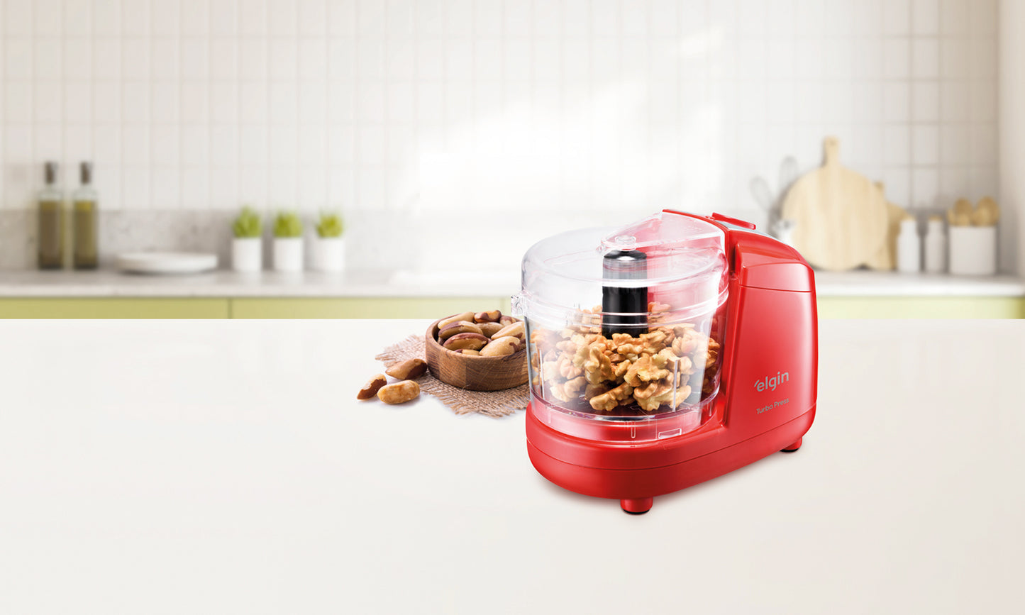 Mini Processador Turbo Press 5 em 1 150W